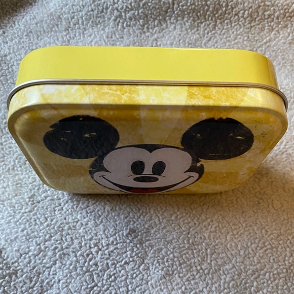 Vintage Mickey Mouse tin w/ lid - Picture 2 of 3